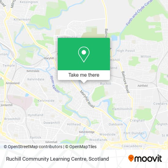 Ruchill Community Learning Centre map
