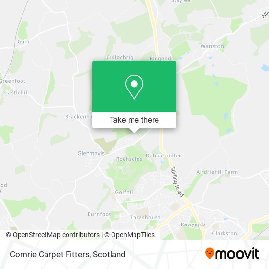 Comrie Carpet Fitters map