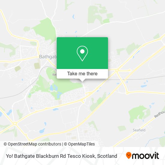 Yo! Bathgate Blackburn Rd Tesco Kiosk map