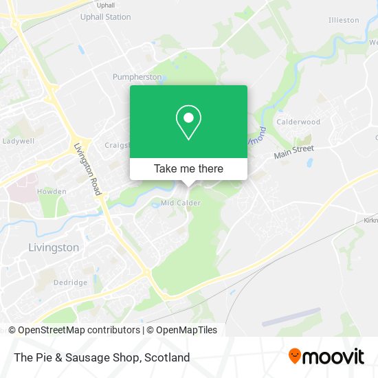 The Pie & Sausage Shop map
