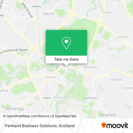 Pentland Business Solutions map