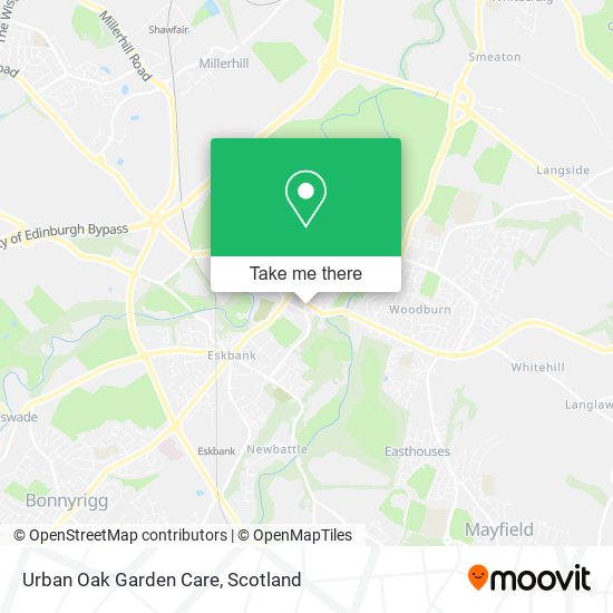 Urban Oak Garden Care map