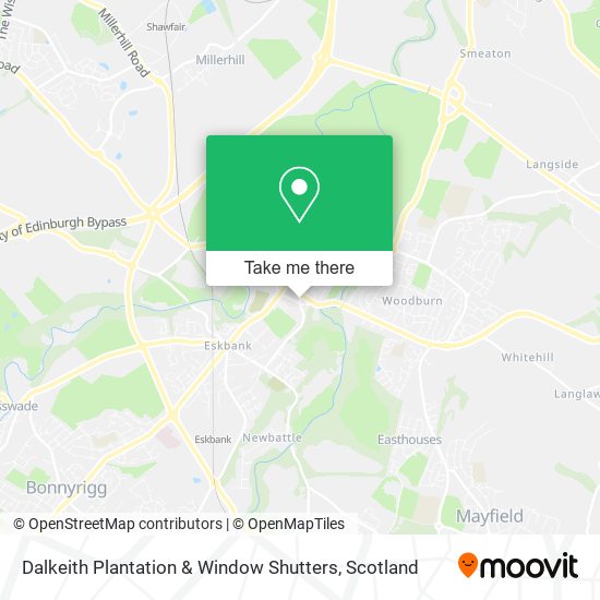 Dalkeith Plantation & Window Shutters map