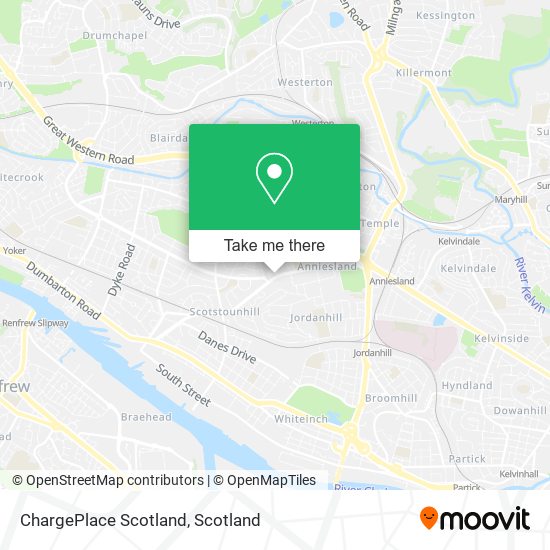 ChargePlace Scotland map