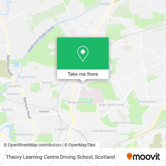Theory Learning Centre Driving School map