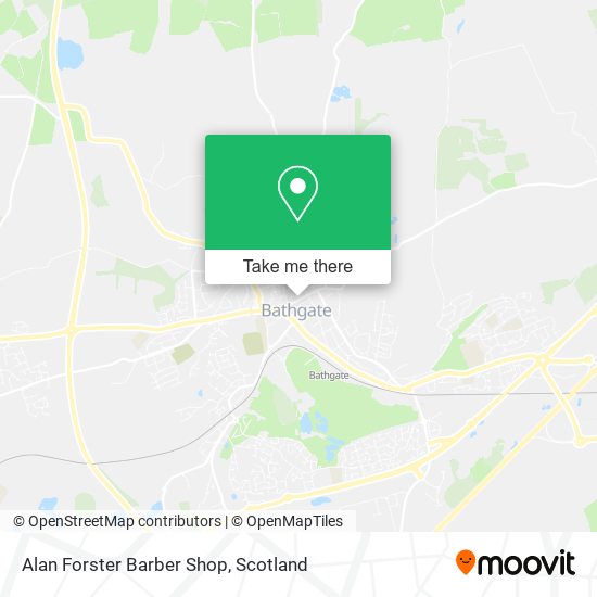 Alan Forster Barber Shop map