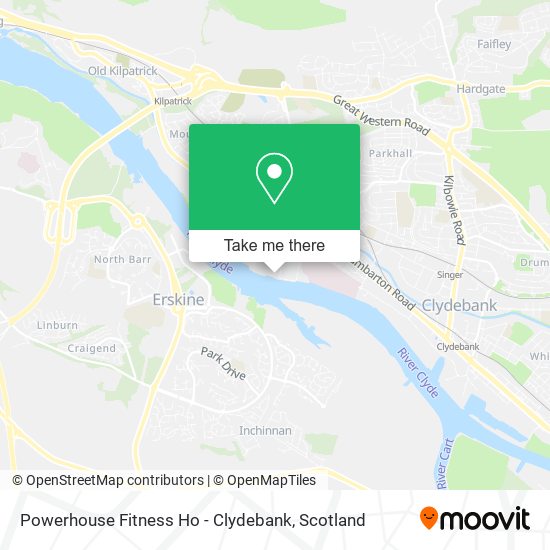 Powerhouse Fitness Ho - Clydebank map