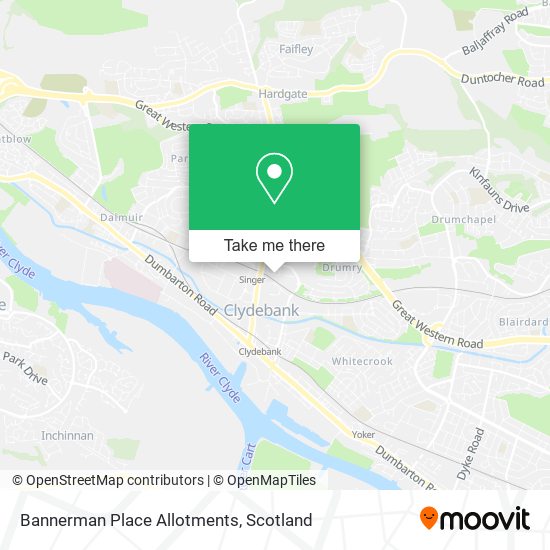 Bannerman Place Allotments map