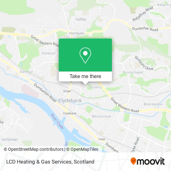 LCD Heating & Gas Services map