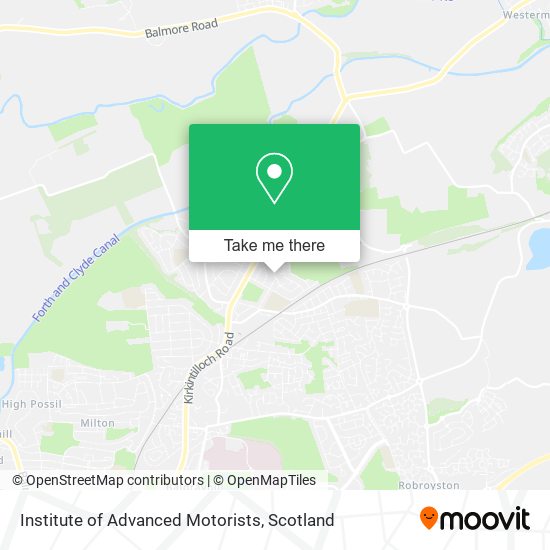 Institute of Advanced Motorists map