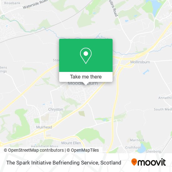 The Spark Initiative Befriending Service map