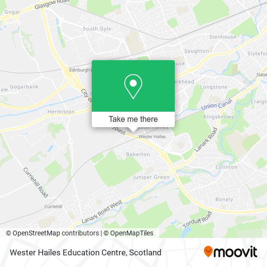Wester Hailes Education Centre map