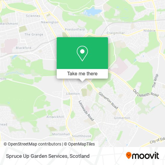 Spruce Up Garden Services map