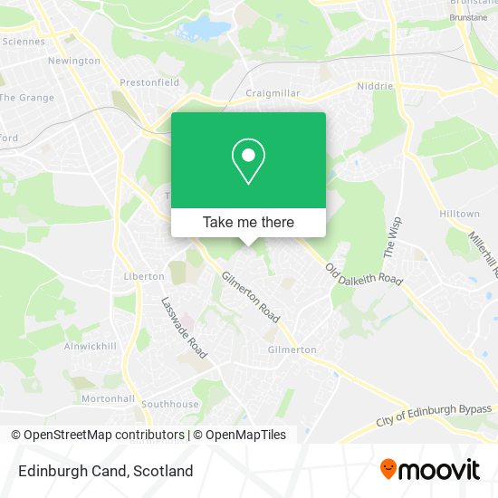 Edinburgh Cand map