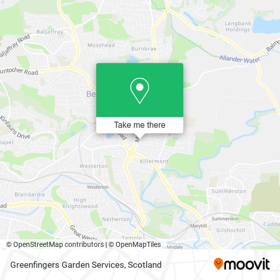 Greenfingers Garden Services map