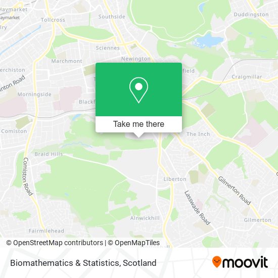 Biomathematics & Statistics map