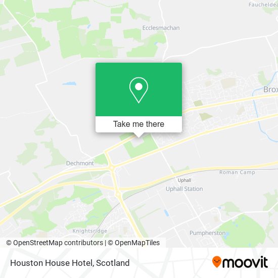 Houston House Hotel map