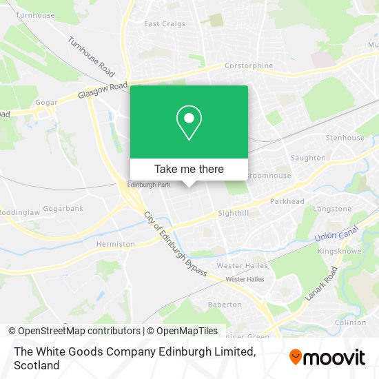 The White Goods Company Edinburgh Limited map