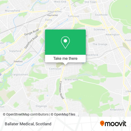 Ballater Medical map