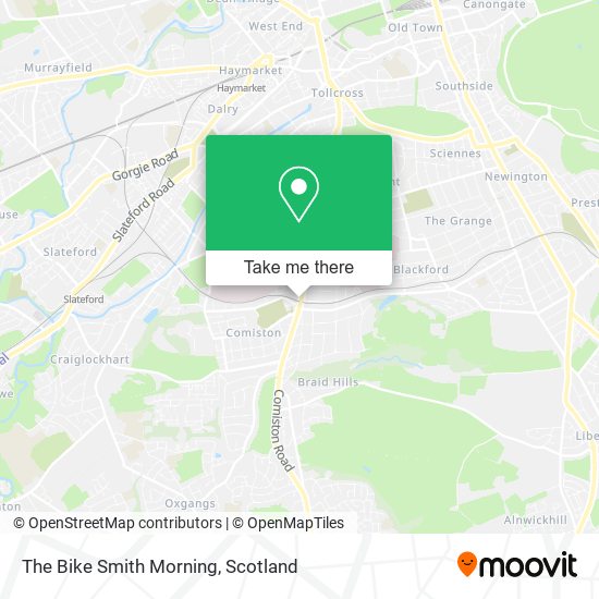 The Bike Smith Morning map