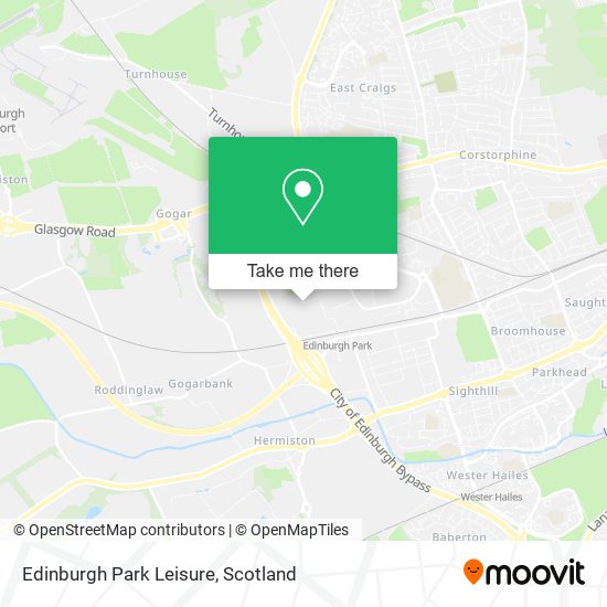 Edinburgh Park Leisure map