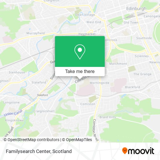 Familysearch Center map