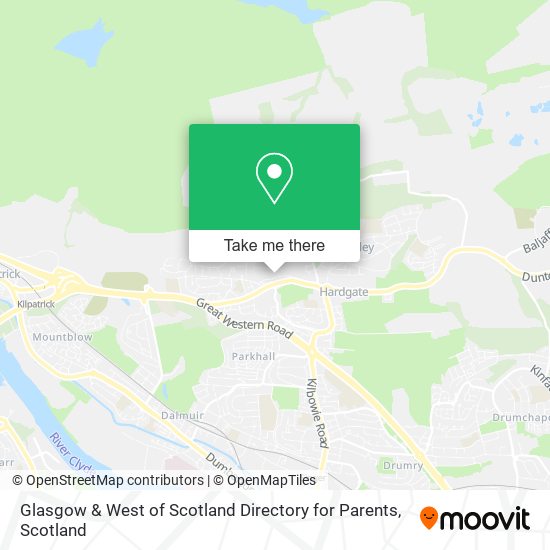 Glasgow & West of Scotland Directory for Parents map