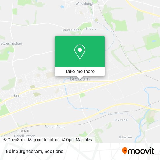 Edinburghceram map