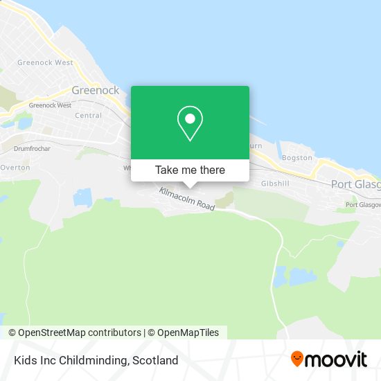 Kids Inc Childminding map