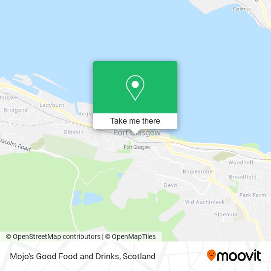 Mojo's Good Food and Drinks map