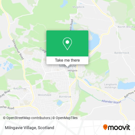 Milngavie Village map