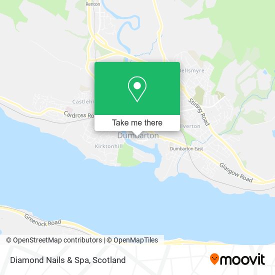 Diamond Nails & Spa map