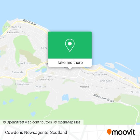 Cowdens Newsagents map