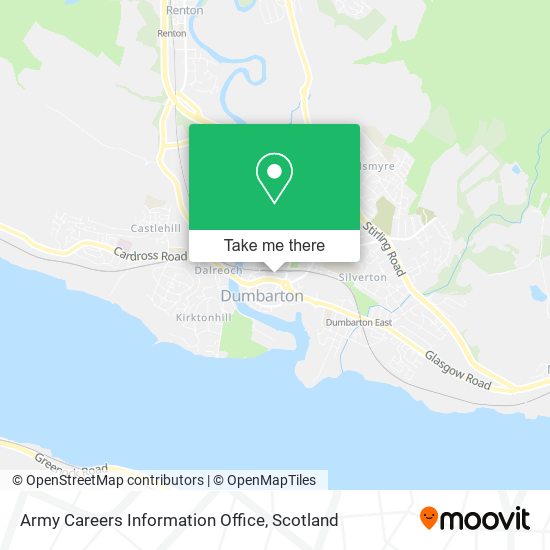 Army Careers Information Office map