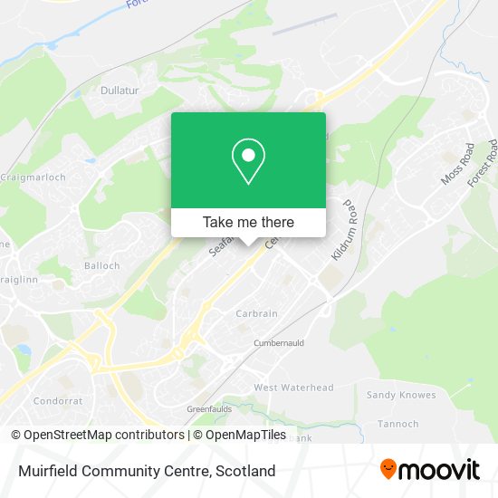 Muirfield Community Centre map