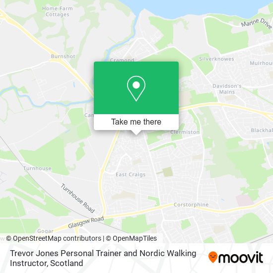 Trevor Jones Personal Trainer and Nordic Walking Instructor map