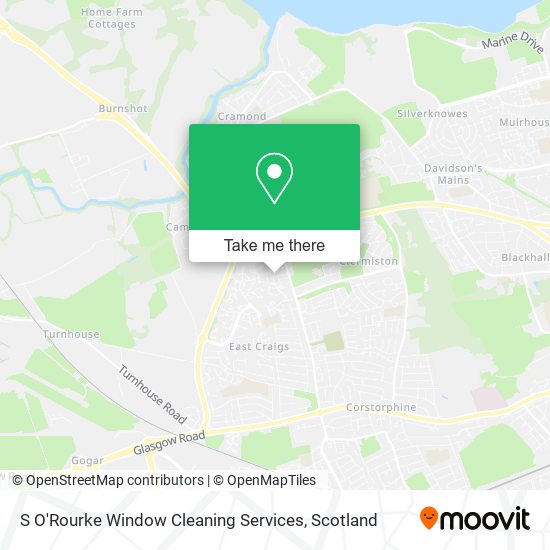 S O'Rourke Window Cleaning Services map