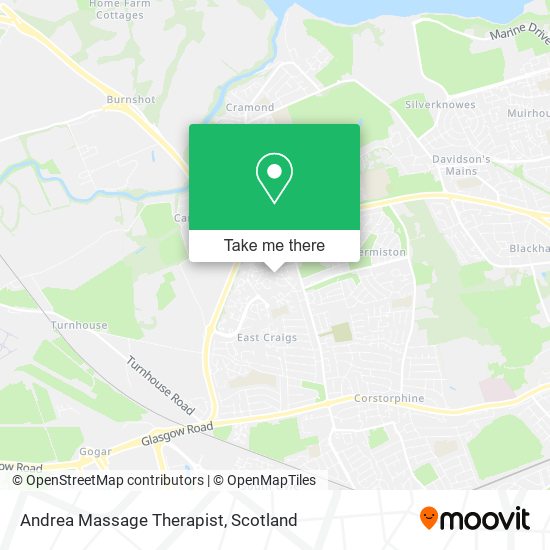 Andrea Massage Therapist map