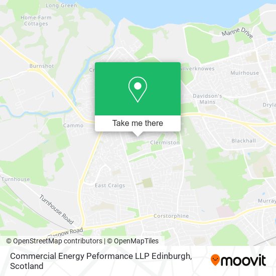 Commercial Energy Peformance LLP Edinburgh map