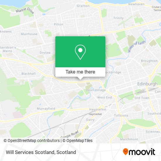 Will Services Scotland map