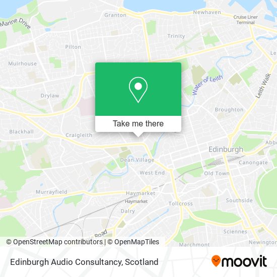 Edinburgh Audio Consultancy map