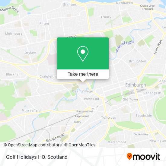 Golf Holidays HQ map