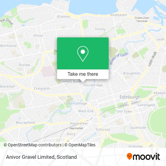 Anivor Gravel Limited map