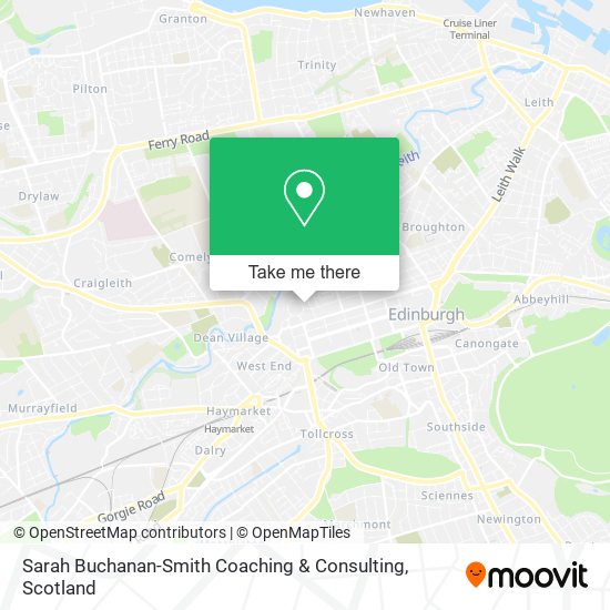 Sarah Buchanan-Smith Coaching & Consulting map