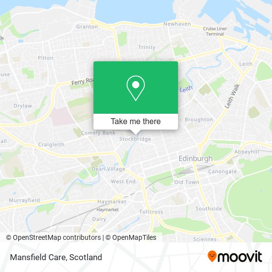 Mansfield Care map