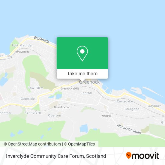 Inverclyde Community Care Forum map