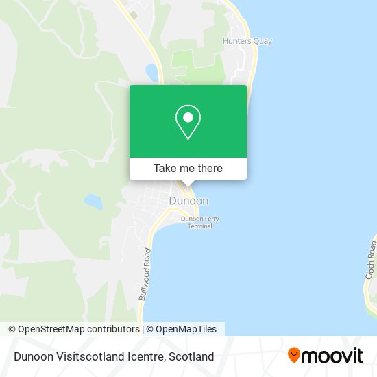 Dunoon Visitscotland Icentre map