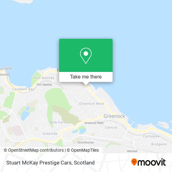 Stuart McKay Prestige Cars map