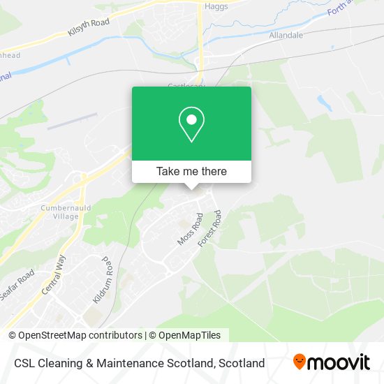 CSL Cleaning & Maintenance Scotland map