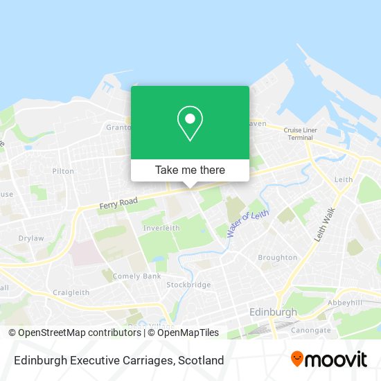 Edinburgh Executive Carriages map